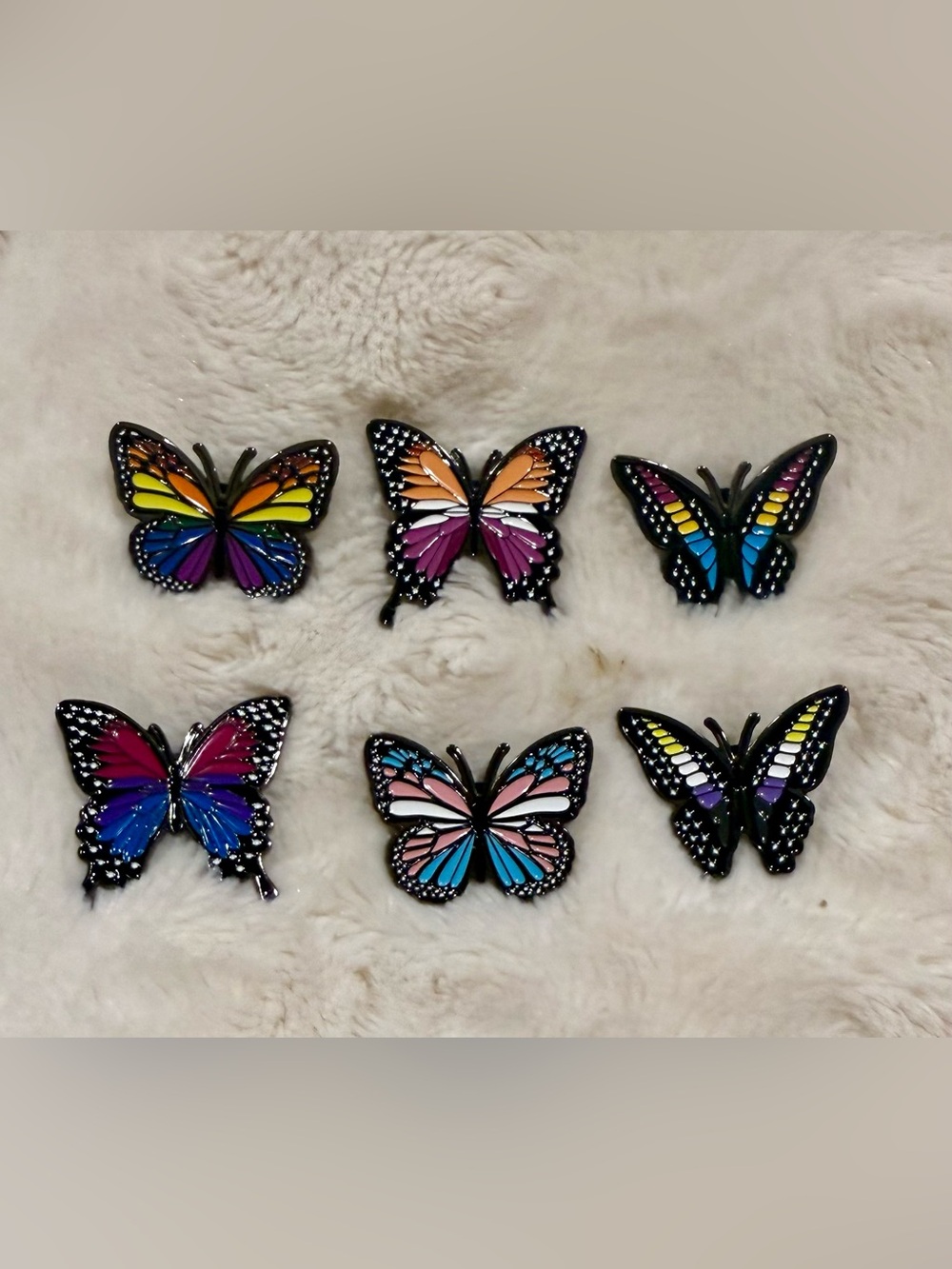 Full set Pride Butterflies Blind Bag Enamel Pin Hot Topic Exclusive
